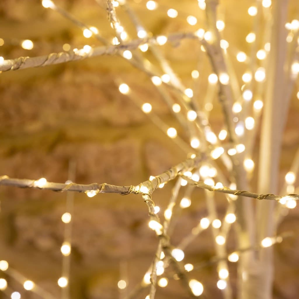 Albero di Natale luminoso con 900 MicroLed decorazione da interno ed esterno h 210 cm - 8