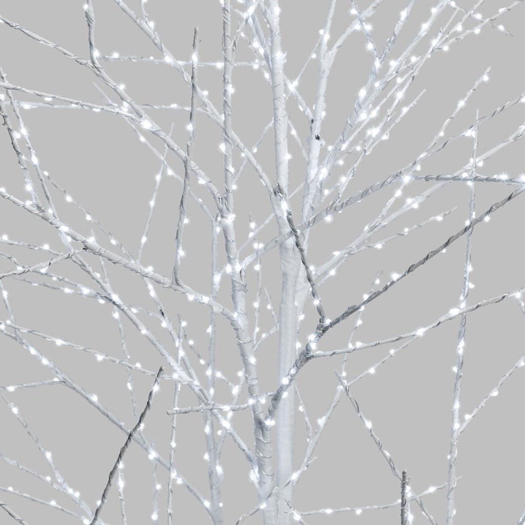 Albero di Natale luminoso con 900 MicroLed decorazione da interno ed esterno h 210 cm - 9