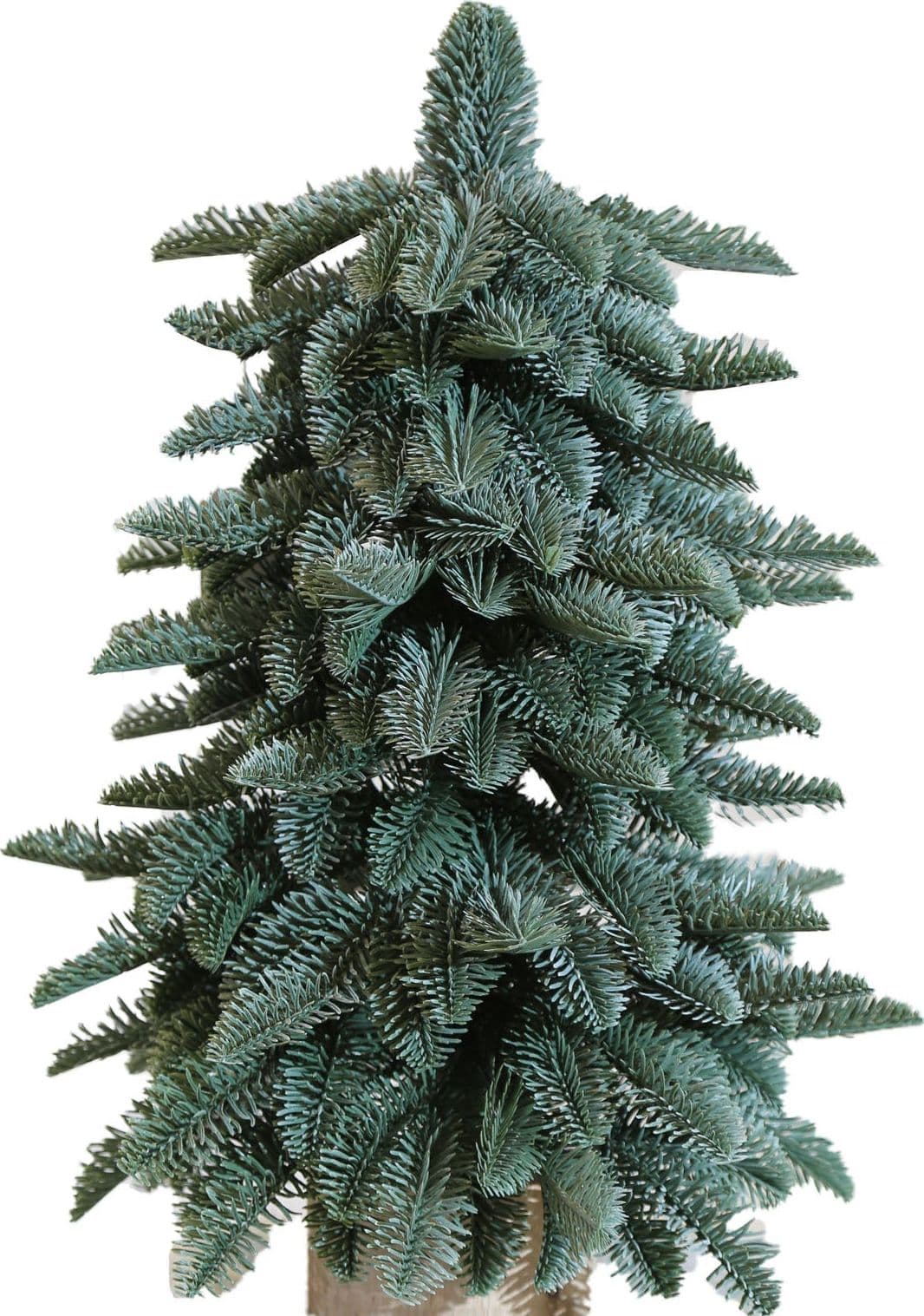Albero di natale pinetto "Dream" in PE effetto Real Touch e base in legno