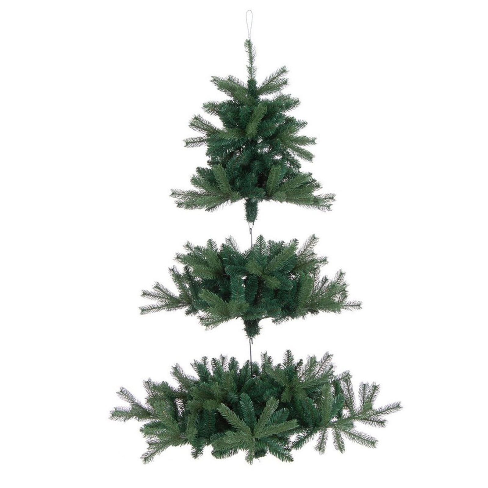Albero di Natale pendente , pino da soffitto "Fiemme" in PE Effetto Real Touch - 5