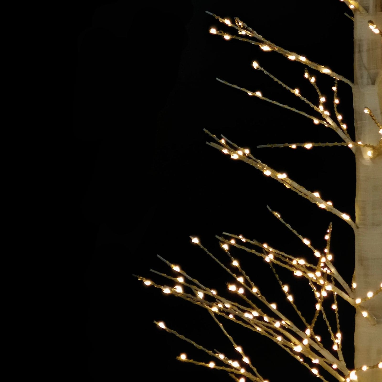 Albero di Natale luminoso con microled luce bianco caldo decorazione natalizia - 3
