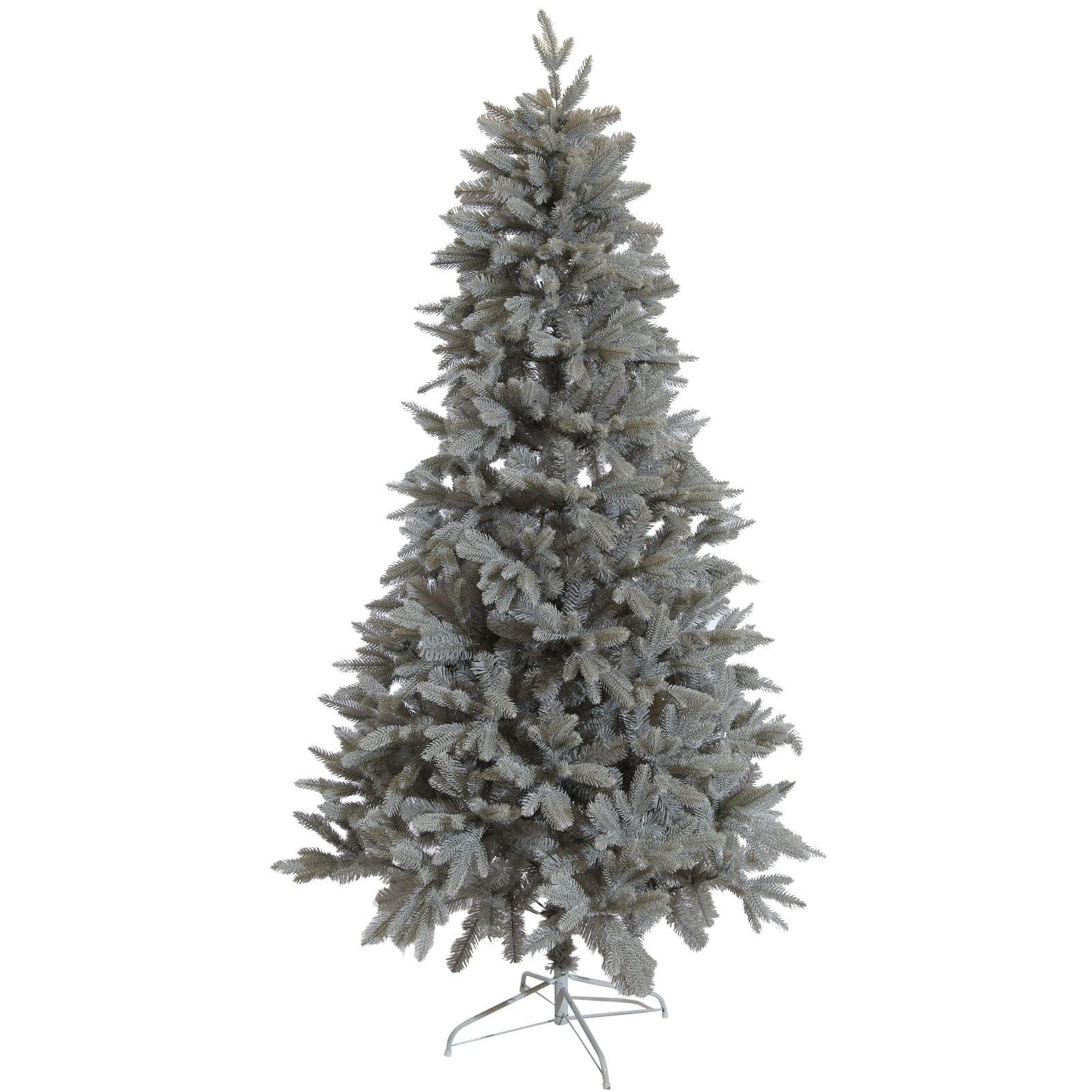 Albero di natale Grigio "Dorian" in PE Effetto Real Touch di Altissima qualità - 3