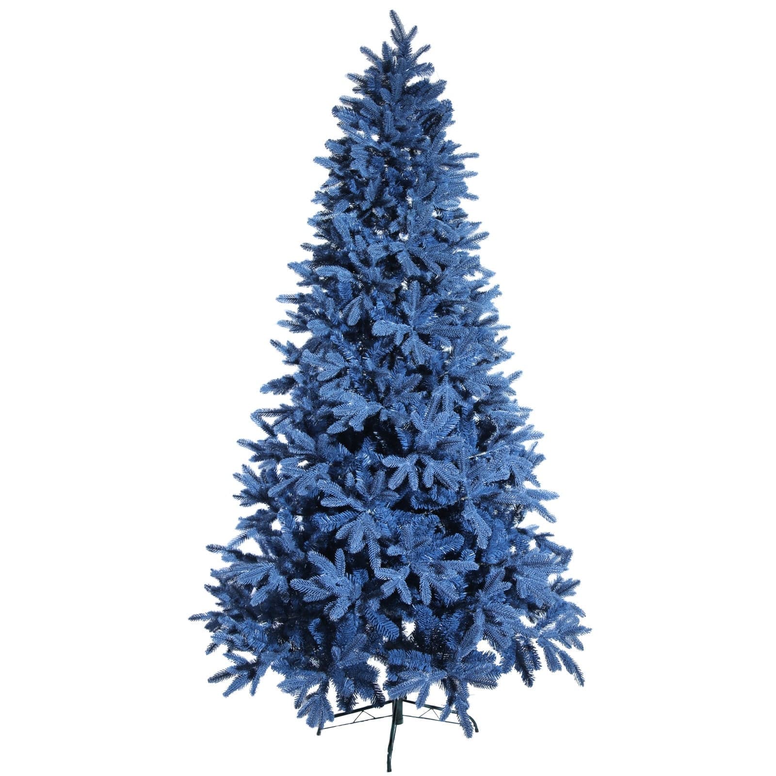 Albero di natale Blu "Diamond" in PE Effetto Real Touch di Altissima qualità - 4