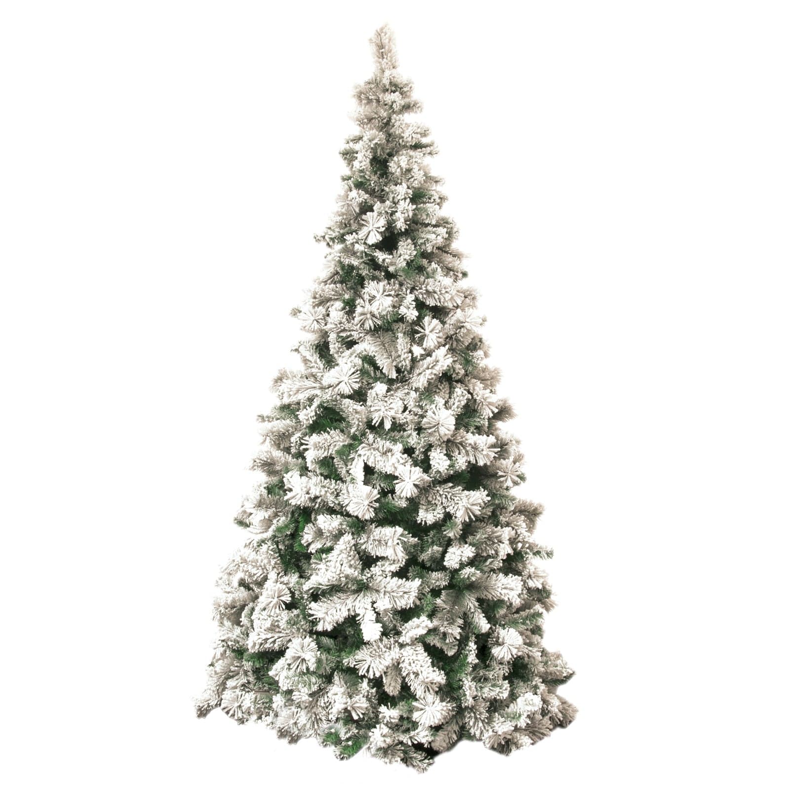 Albero di natale innevato "Tibet" in PP Effetto Aghi di Pino + PVC di Altissima qualità - 3