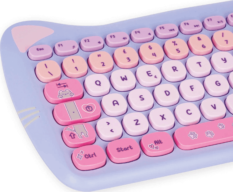 Legami - Set Tastiera e Mouse Wireless - Meow (KAM0001) - 2