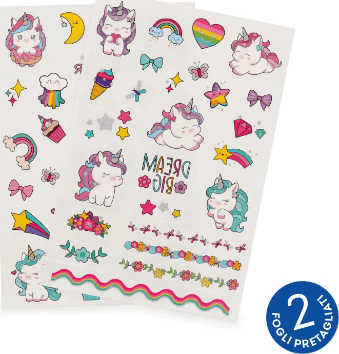Legami - Tatuaggi Temporanei - Tattoos Unicorn (TTA0001) - 2
