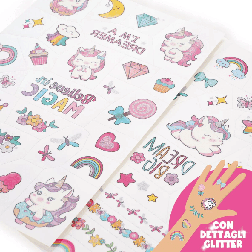 Legami - Tatuaggi Temporanei - Tattoos Unicorn (TTA0001) - 3