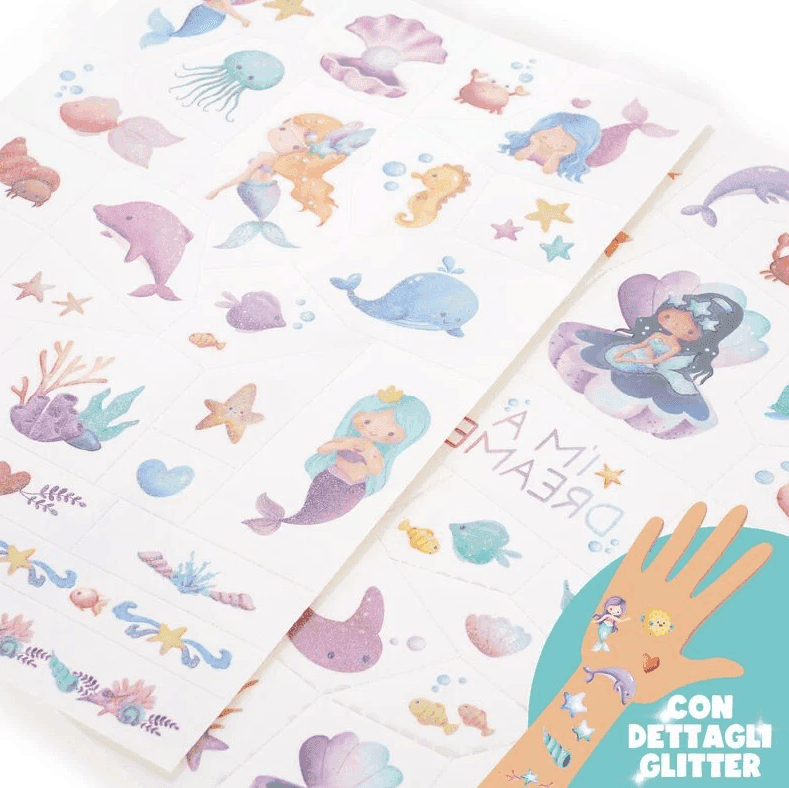 Legami - Tatuaggi Temporanei - Tattoos Mermaid (TTA0005) - 3
