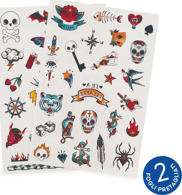 Legami - Tatuaggi Temporanei - Tattoos Old School (TTA0006) - 2