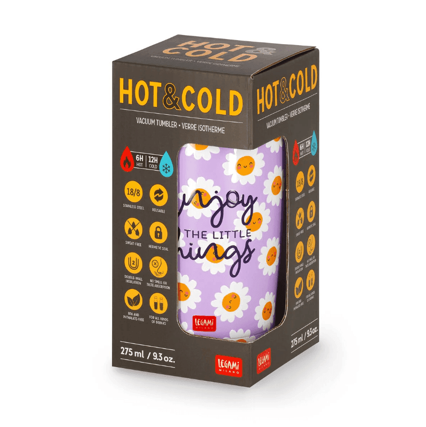 Legami - Bicchiere Termico - Hot&Cold 275 Ml Daisy (NTUM0003) - 4