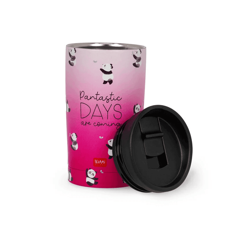 Legami - Bicchiere Termico - Hot&Cold 275 Ml Panda (NTUM0004) - 2