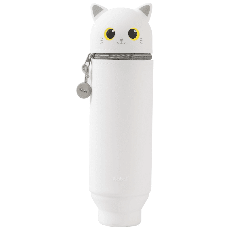 i-Total - Astuccio Silicone allungabile WHITE CAT (XL2482C) - 3