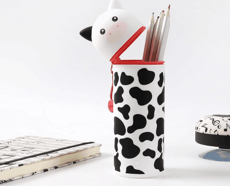 i-Total - Astuccio Silicone allungabile COW MUCCA (XL2485) - 2