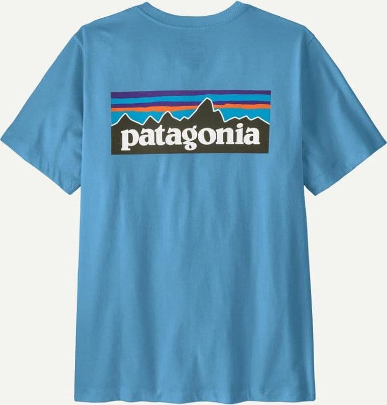 T-shirt Patagonia P-6 Logo Blue - 3