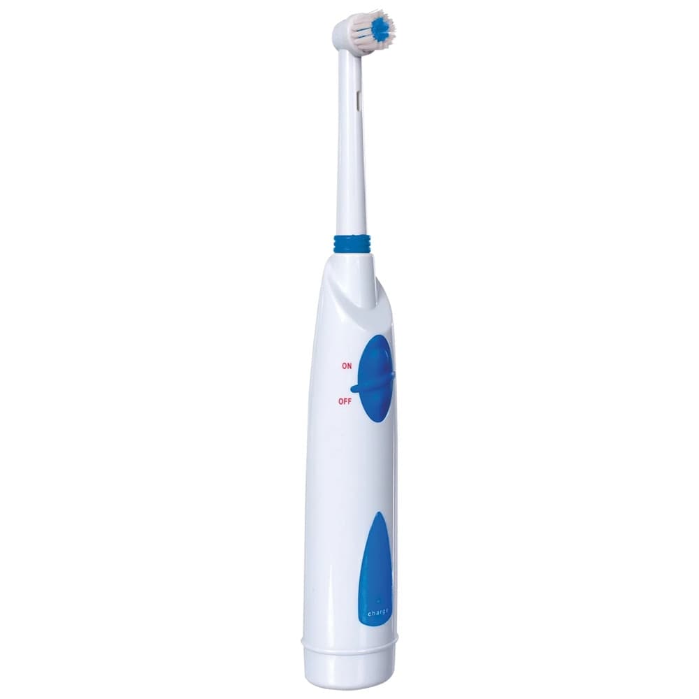 SPAZZOLINO ELETTRICO OSCILLANTE RICARICABILE CON BASE 4 TESTINE INTERCAMBIABILI IMPERMEABILE - 3