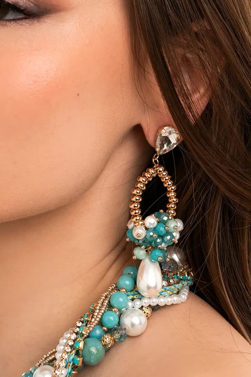 MYA ACCESSORIES | Orecchini strutturati a goccia - 3
