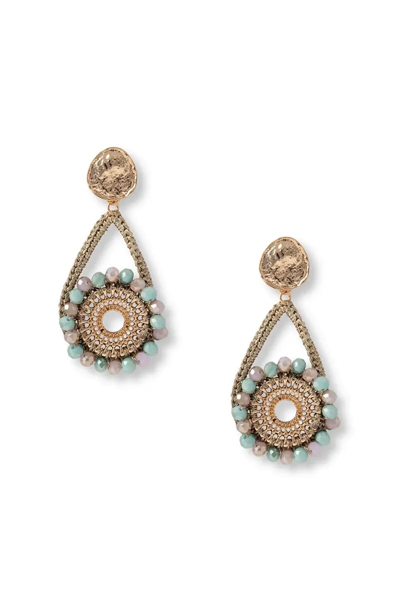 MYA ACCESSORIES | Orecchini pendenti in tessuto - 2