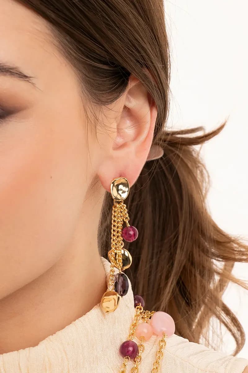 MYA ACCESSORIES | Orecchini pendenti a catena - 3
