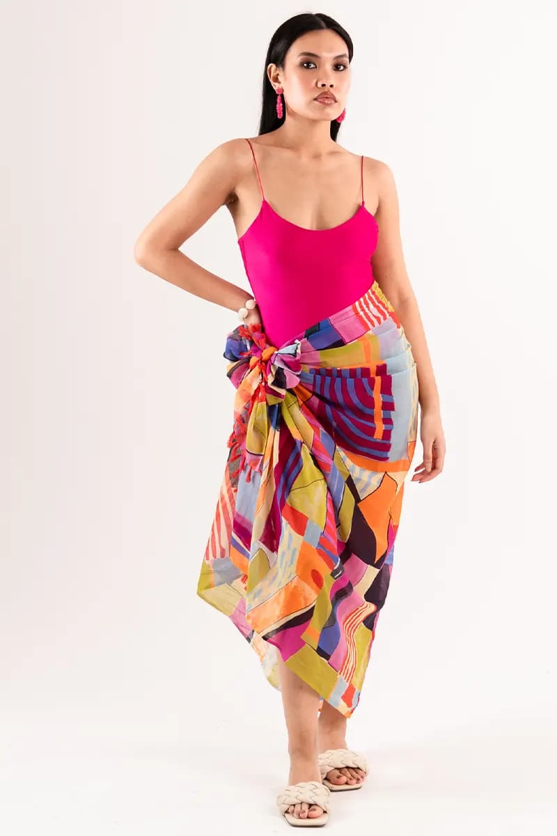 MYA ACCESSORIES | Pareo in cotone indiano - 3