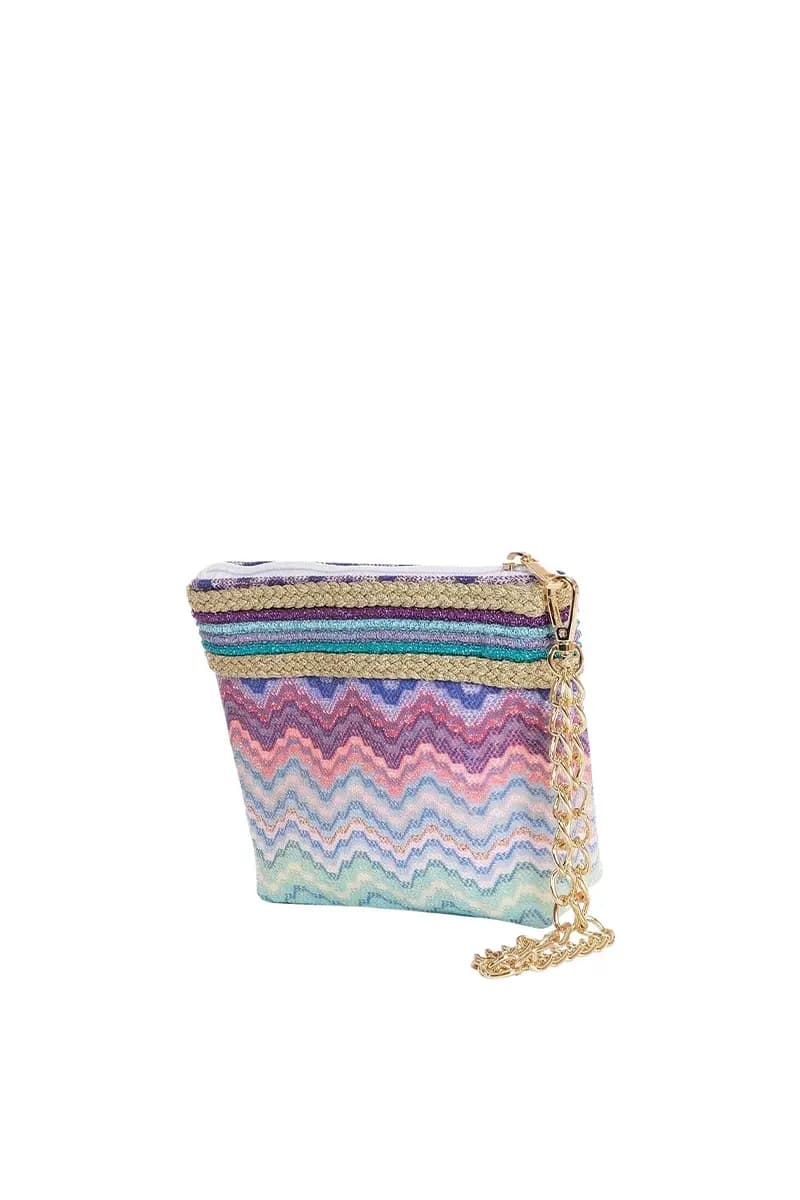 PHO Firenze | Pochette fantasia a tracolla con nappa - 3