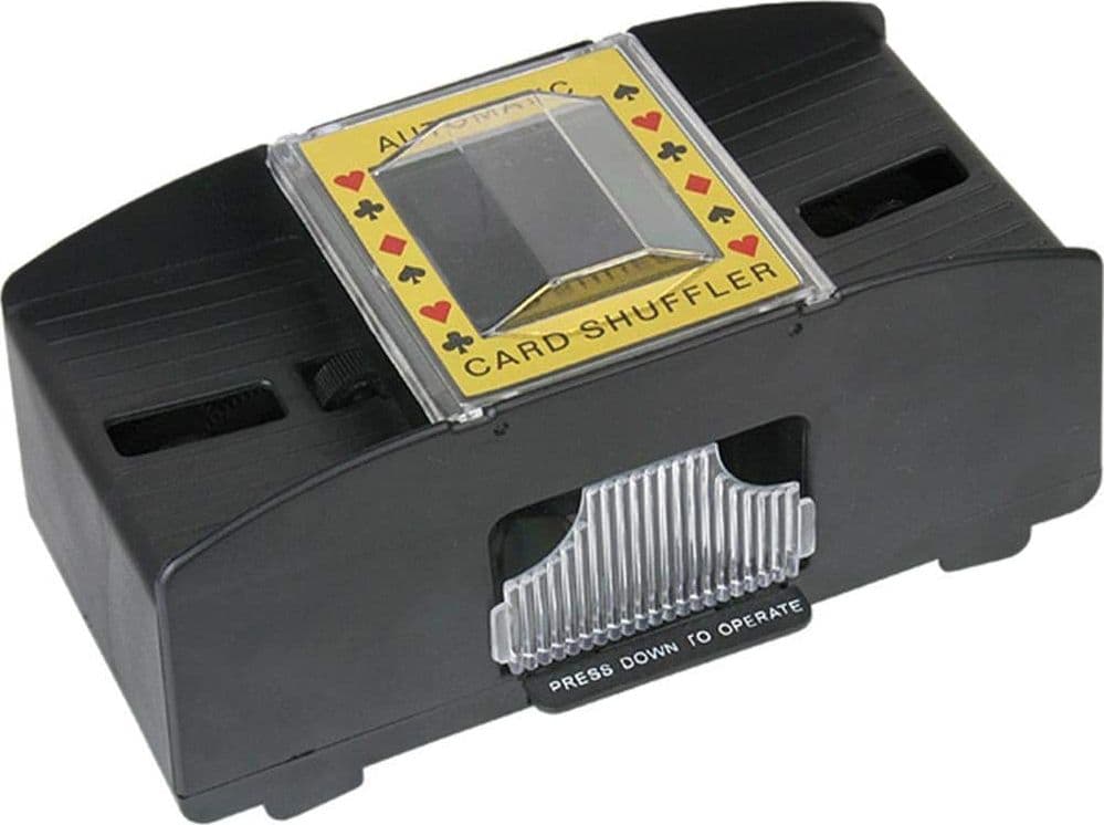 Mescola carte automatico, con 2 livelli, ideale per carte con dimensioni 9 x 6,5 cm - 4