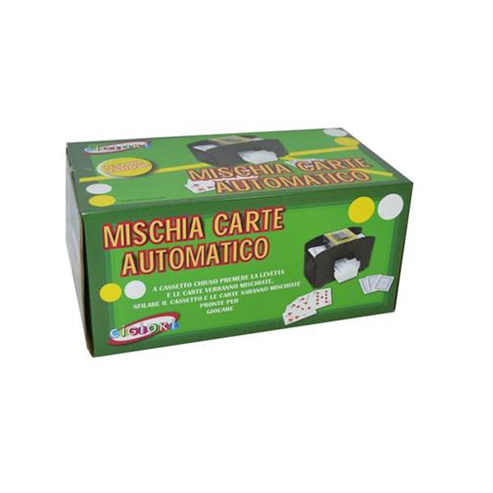 Mescola carte automatico, con 2 livelli, ideale per carte con dimensioni 9 x 6,5 cm - 5
