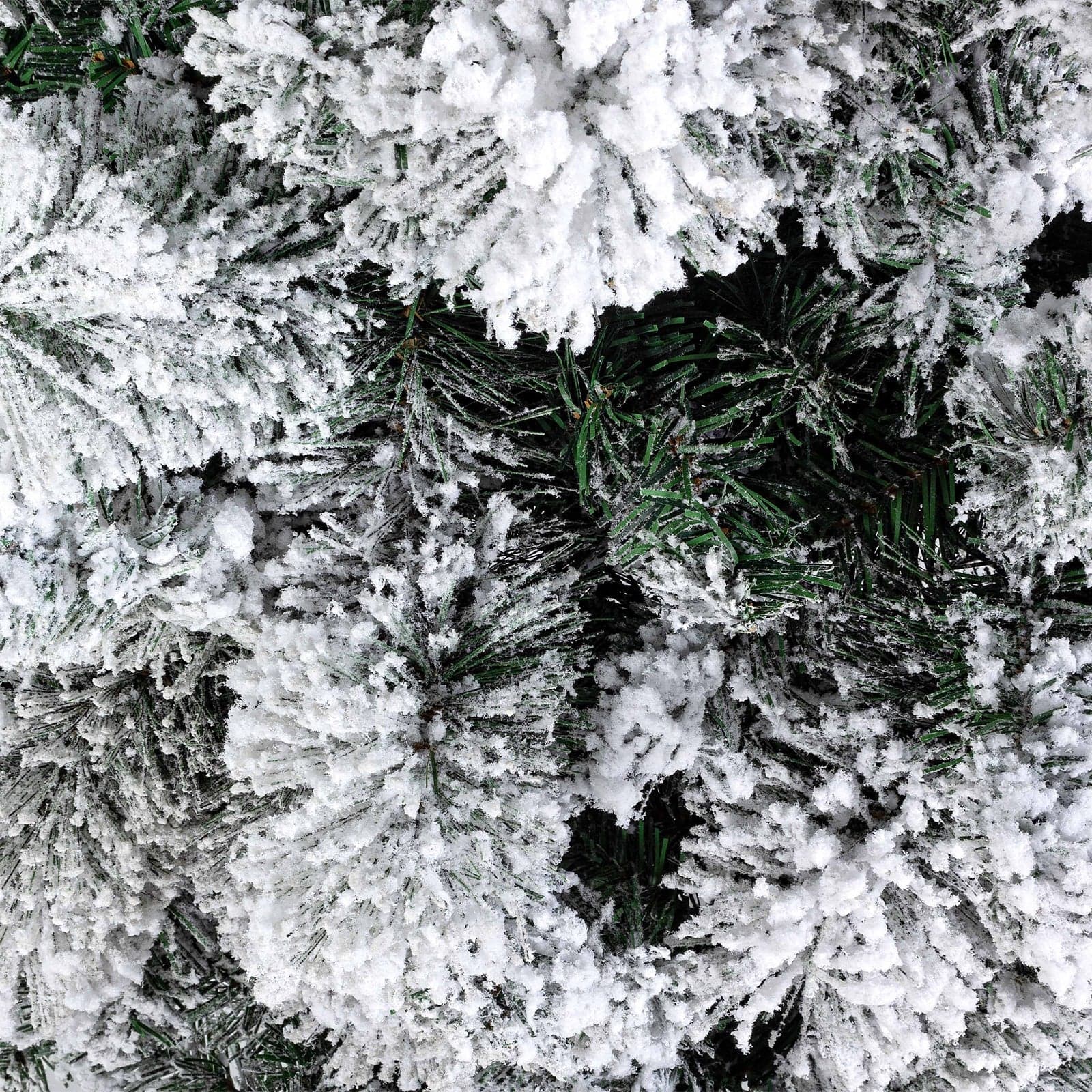 Albero di natale innevato "Cermis" in PP Effetto Aghi di Pino - 2