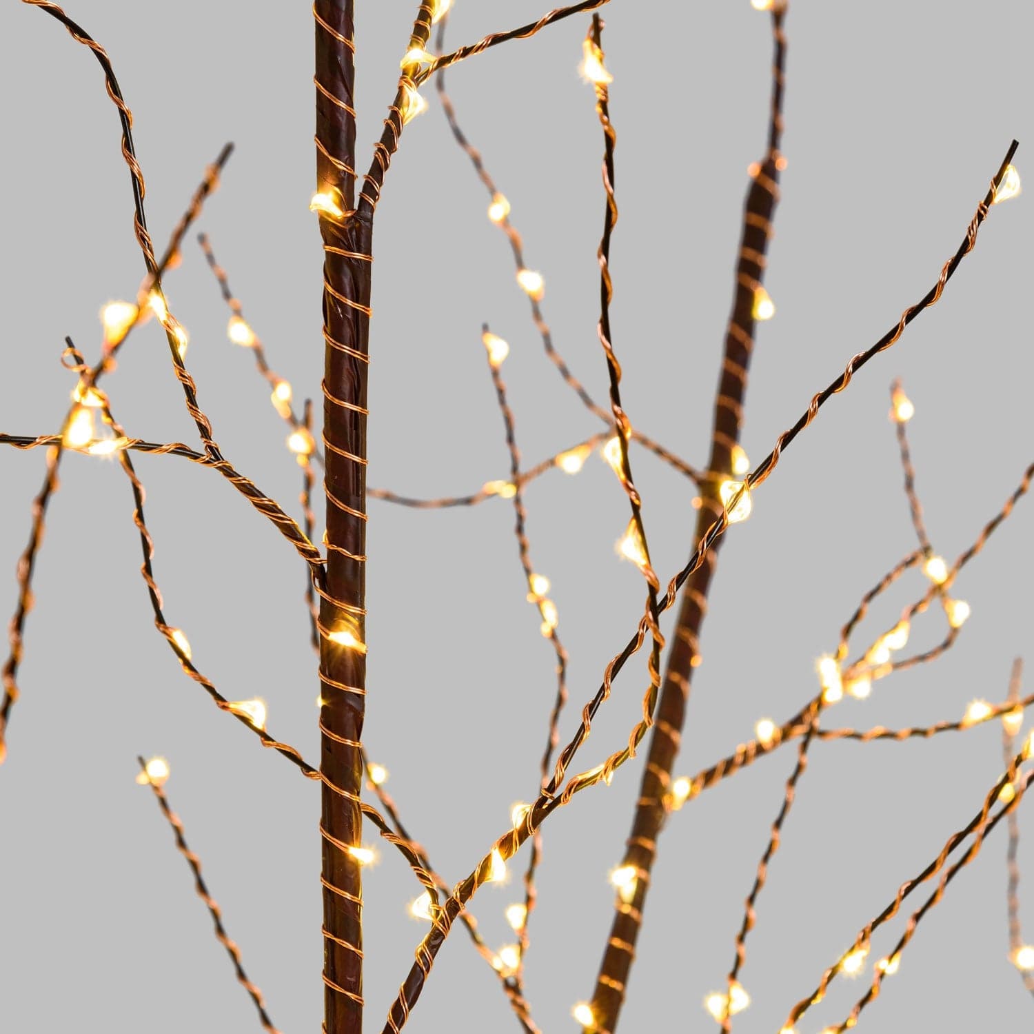 Albero di natale luminoso con 600 microled luce calda decorazione da interno h 180 cm - 4