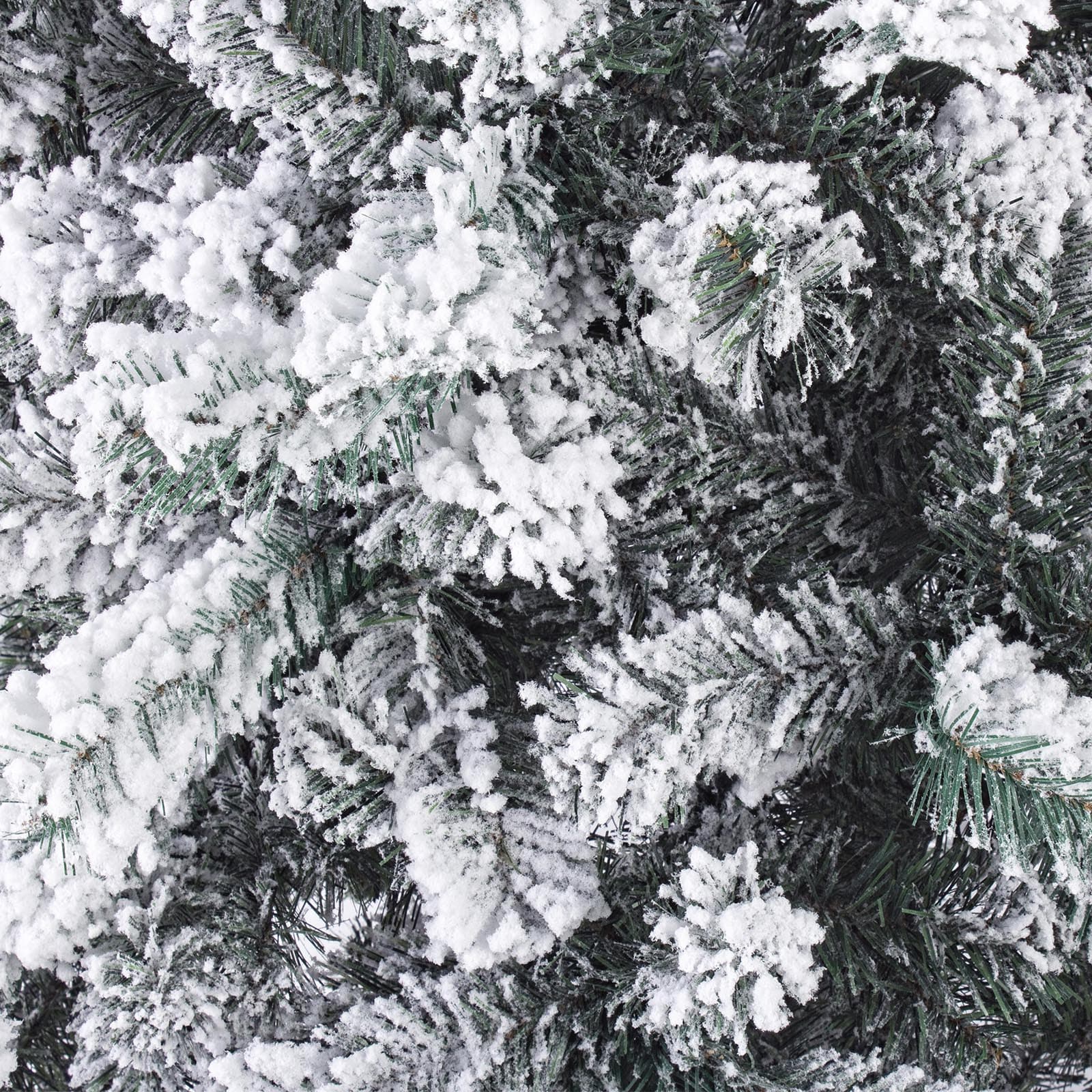 Albero di natale innevato "Gran Paradiso" in PVC di Altissima qualità + Flock - 2