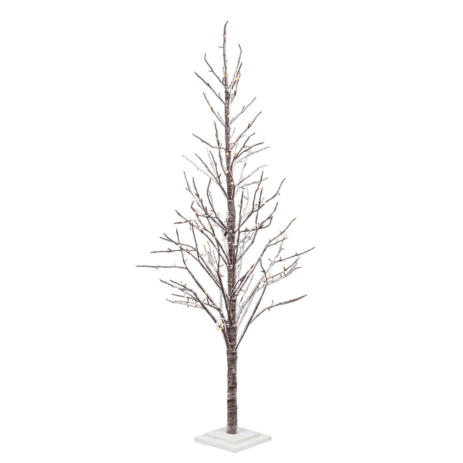 Albero di natale luminoso "Glad" Ramo con led a luce calda Decorazione da interno - 21