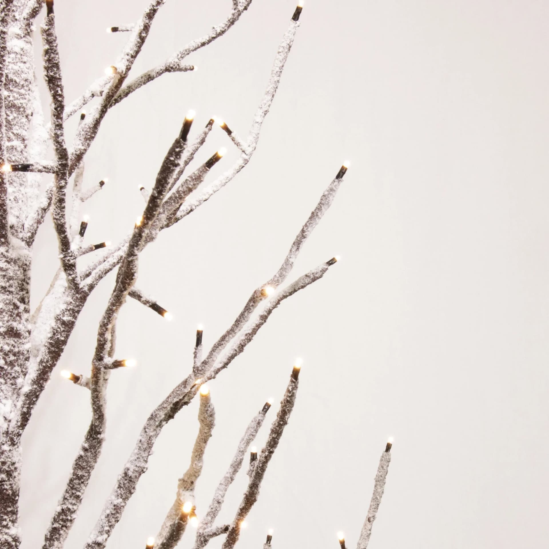 Albero di natale luminoso "Glad" Ramo con led a luce calda Decorazione da interno - 12