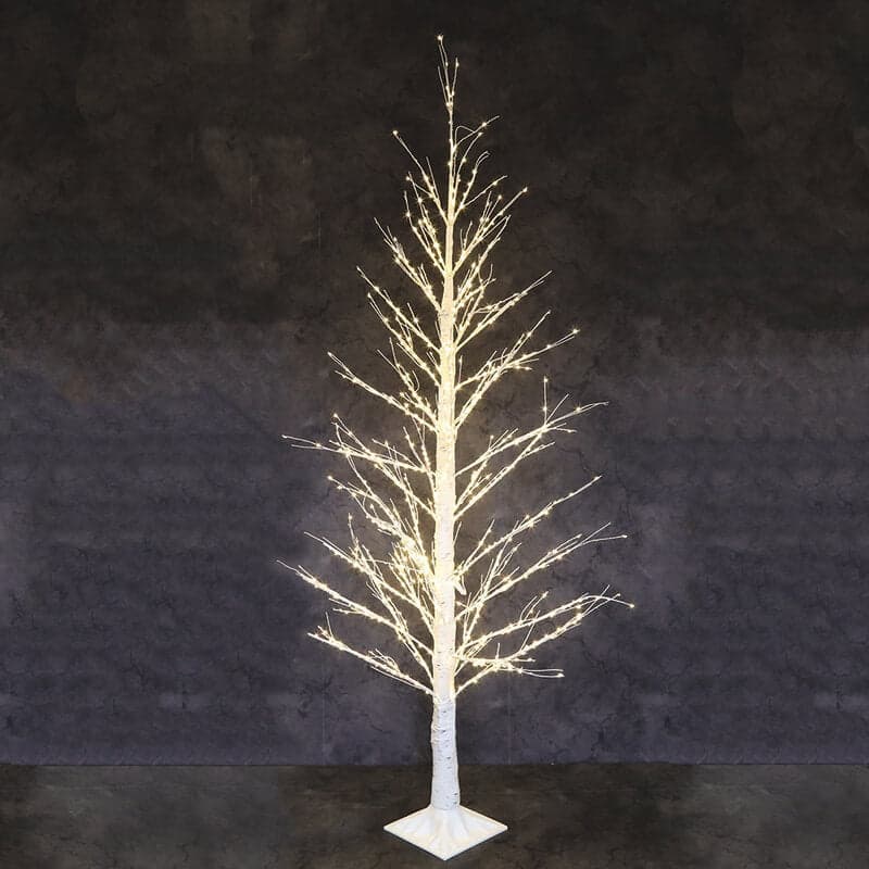 Albero di Natale spoglio con 900 MicroLed a led bianco  h 150 cm - 5