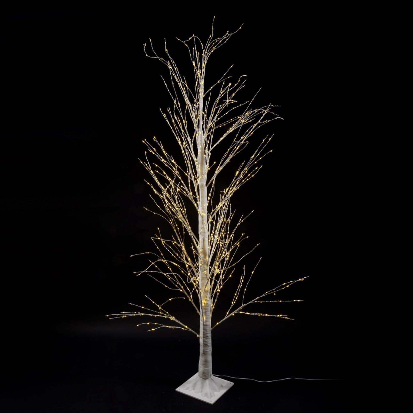 Albero di Natale spoglio con 900 MicroLed a led bianco  h 150 cm - 2