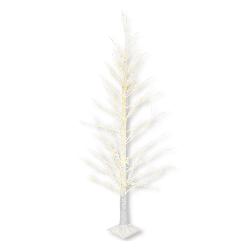 Albero di Natale spoglio con 900 MicroLed a led bianco  h 150 cm - 4