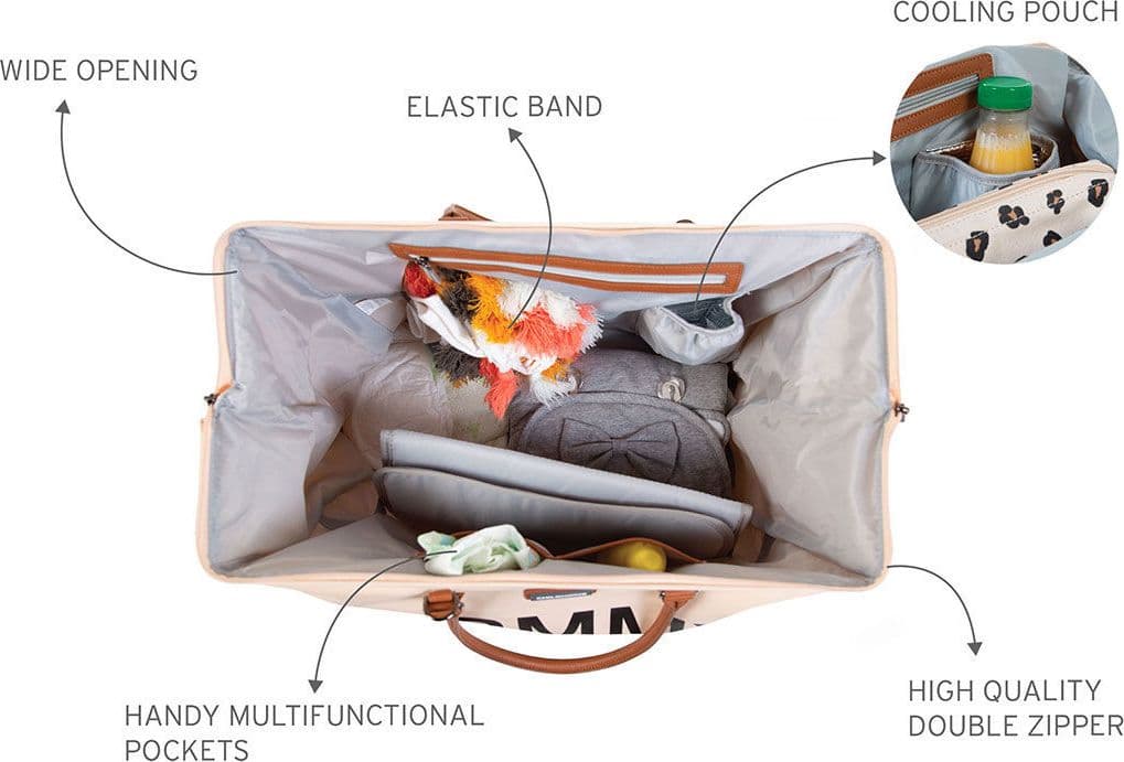 Borsa Fasciatoio Childhome Mommy Bag Avorio - 3