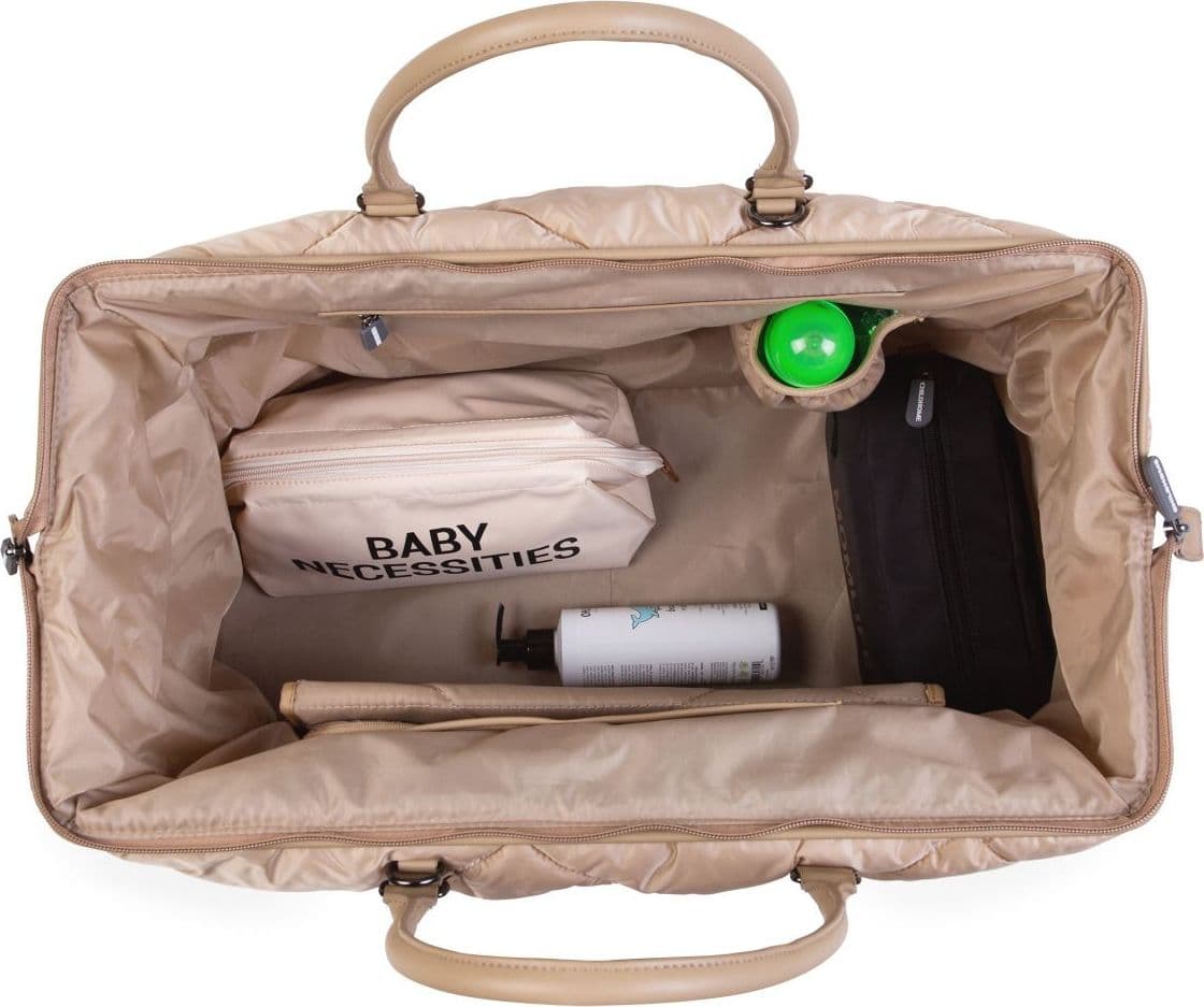 Borsa Fasciatoio Childhome Mommy Bag Trapuntata-Beige - 6
