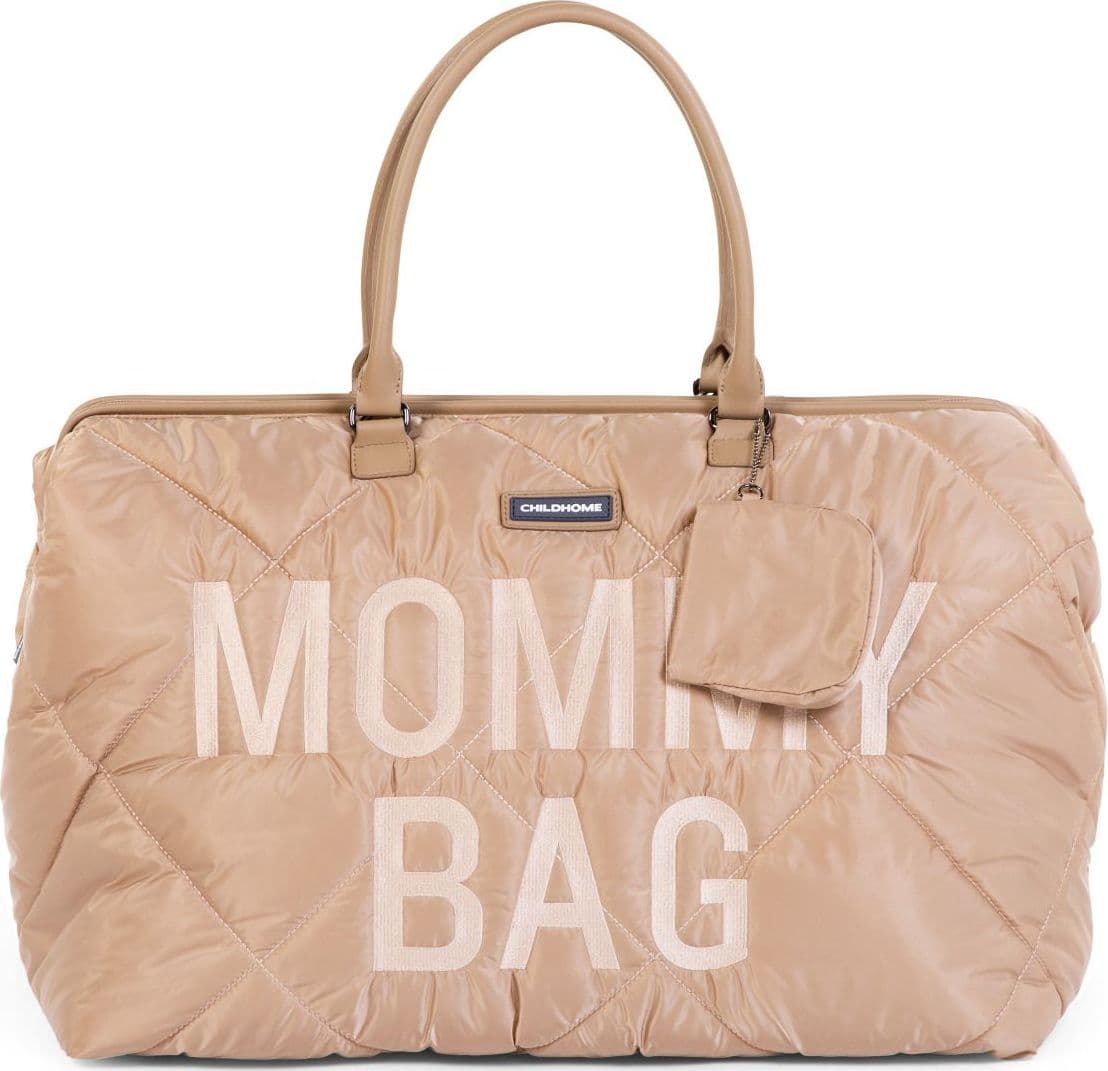 Borsa Fasciatoio Childhome Mommy Bag Trapuntata-Beige - 7