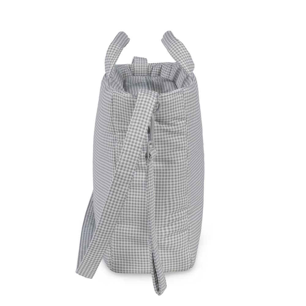 Borsa Fasciatoio Pasito a Pasito Little Bloom Vichy Grigio - 4