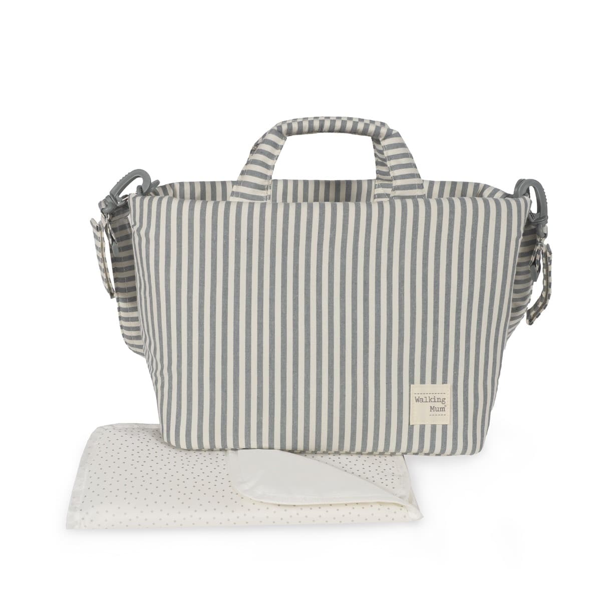 Borsa Fasciatoio Pasito a Pasito WM Praliné Strisce Matcha - 1