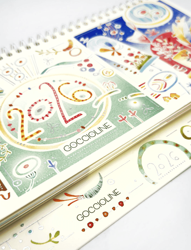 Akena - Goccioline Weekly Planner da Tavolo anno 2026 (GO26W) - 2