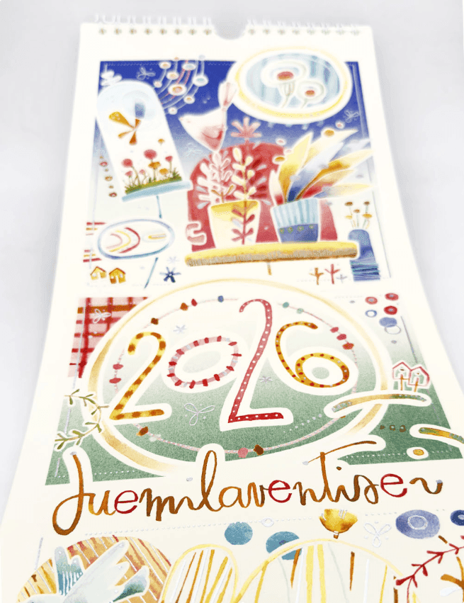 Akena - Goccioline Calendario Spirale da muro 2026 (GO26SP) - 2