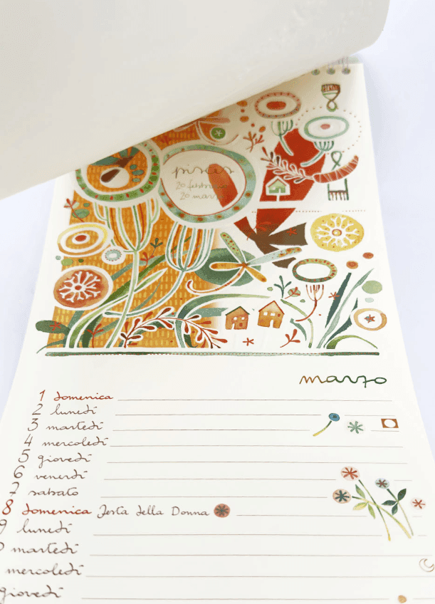 Akena - Goccioline Calendario Spirale da muro 2026 (GO26SP) - 3
