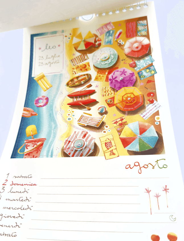 Akena - Goccioline Calendario Spirale da muro 2026 (GO26SP) - 5