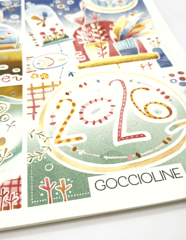 Akena - Goccioline Calendario Della Famiglia anno 2026 ( - 2