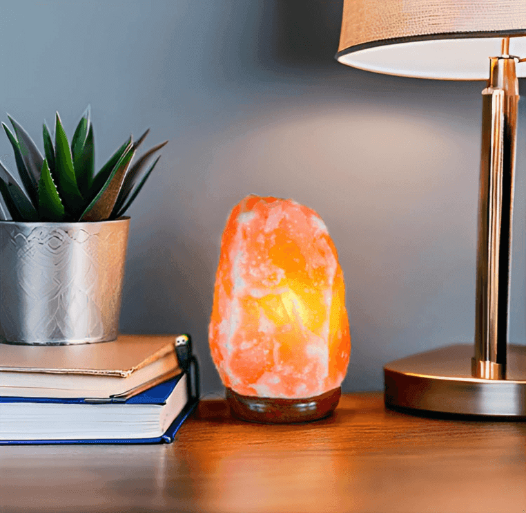i-Total - Lampada di Sale Himalayano H 10CM con luce cambia colore (XL2317) - 2