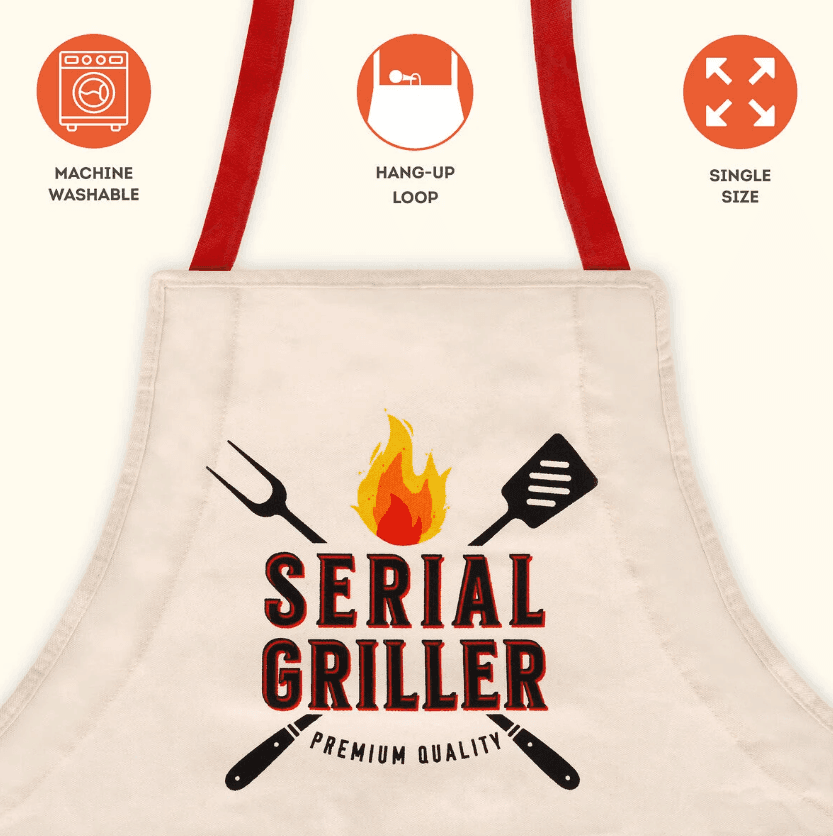 Legami - Grembiule da Cucina - Super Chef a tema Serial Griller (APR0003) - 3