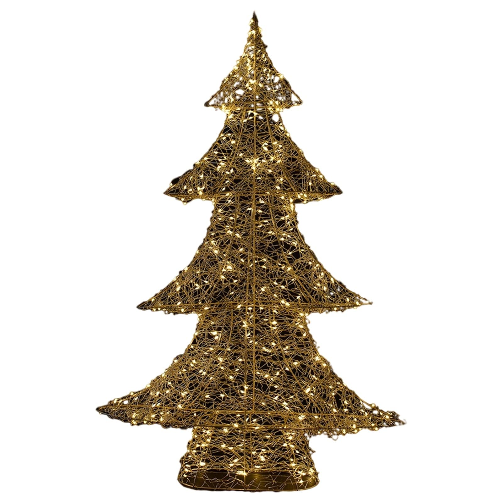 Albero di Natale "Supreme" in metallo con 500 luci a led da 80 cm - 3