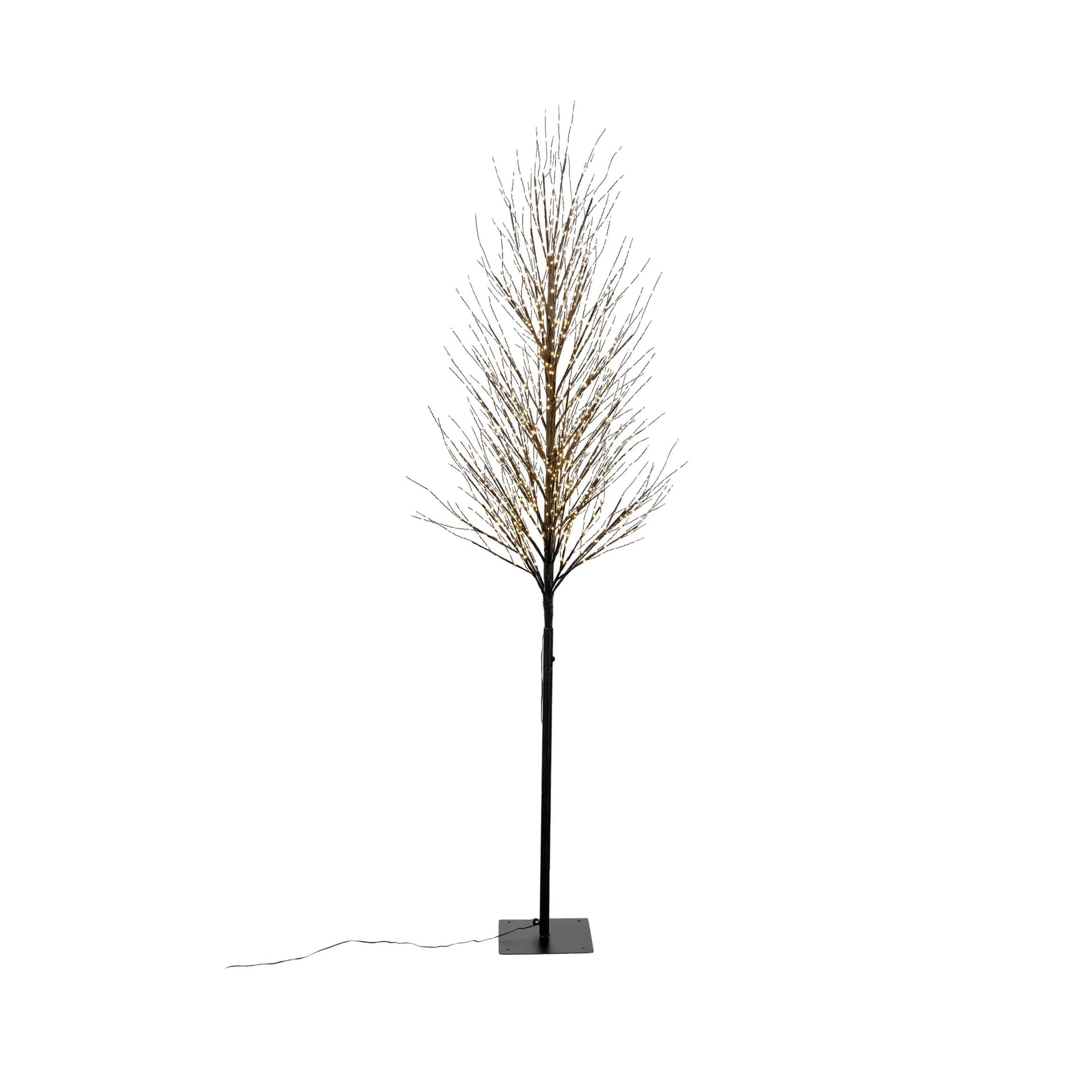 Albero di natale "Sparkly" con 1480 microled luce calda decorazione da esterno h 210 cm - 7