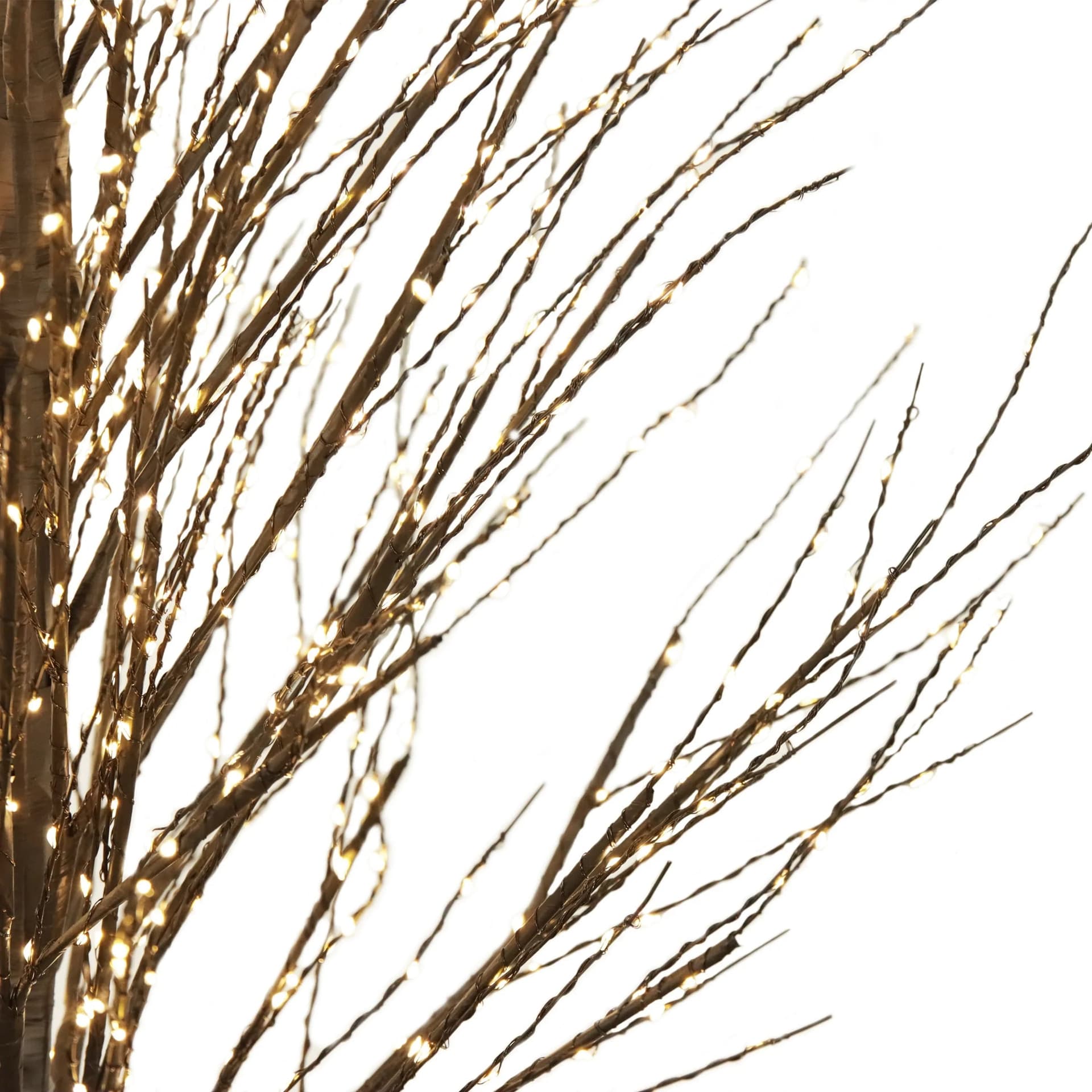 Albero di natale "Sparkly" con 1480 microled luce calda decorazione da esterno h 210 cm - 2