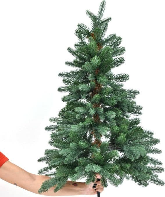 Albero di Natale slim "Theo" 100 % PE Effetto Real Touch di Altissima Qualità - 5